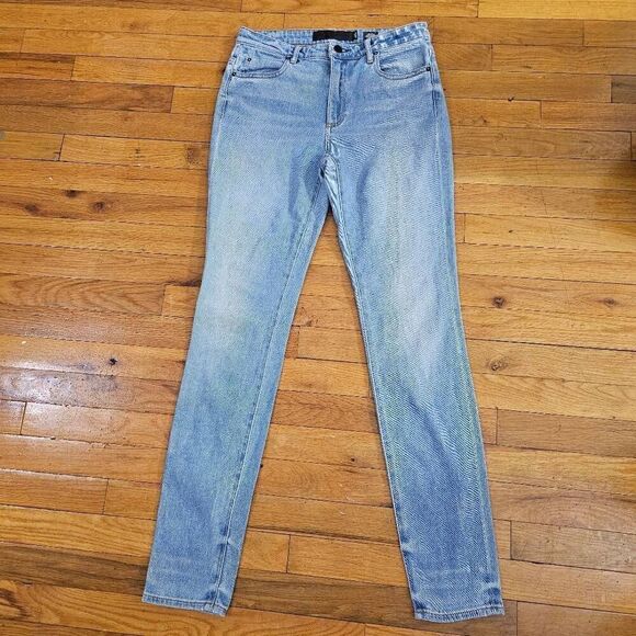 Demin X Alexander Wang Womens Jeans Size 25 Skinny Blue - Picture 1 of 10